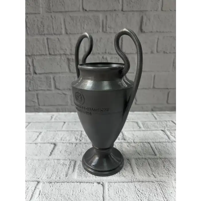 Füme Kupa 25cm UEFA Model Dekoratif Ödül Biblosu