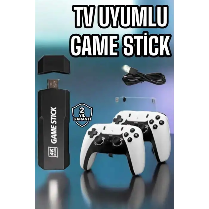 Game Stick Retro 8K ULTRA HD Video Oyun Konsolu Android Tv Özelliği