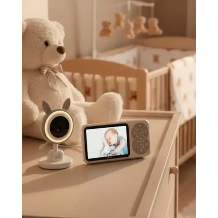 Gece Görüşlü Bebek Telsizi Besleme Hatırlatıcılı LCD Ekran