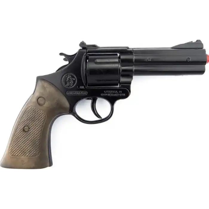 Gonher Revolver 12 li Siyah Mantar Koleksiyon Polis Tabancası