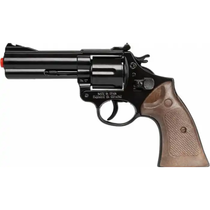 Gonher Revolver 12 li Siyah Mantar Koleksiyon Polis Tabancası