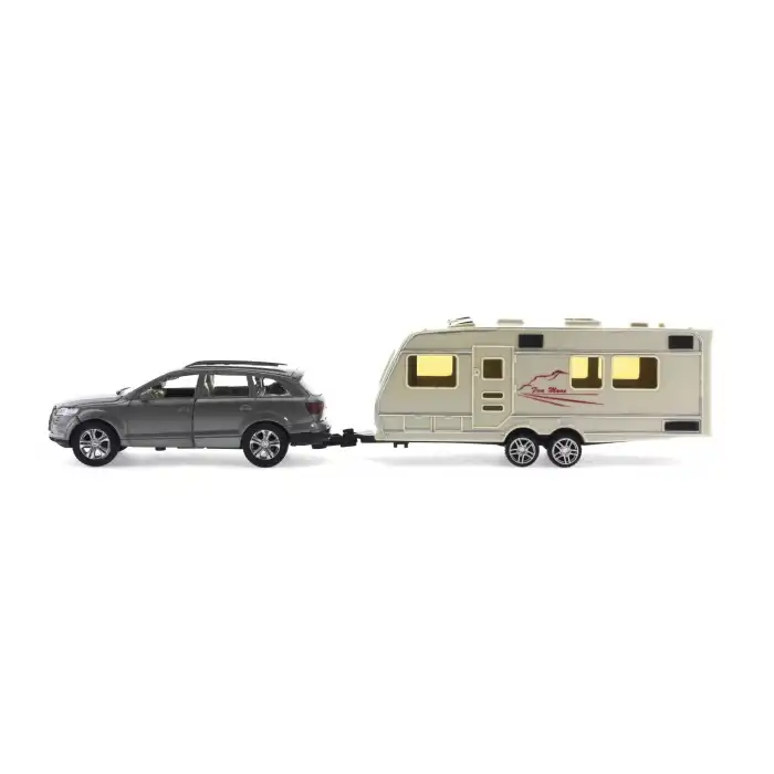 Gri Metal Araçlı Karavan Mk1021