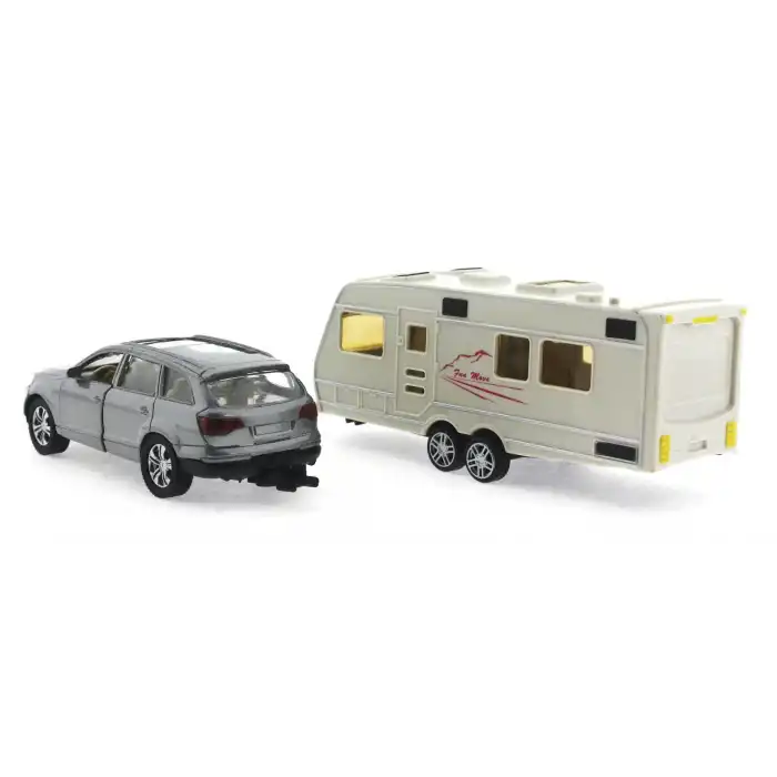 Gri Metal Araçlı Karavan Mk1021