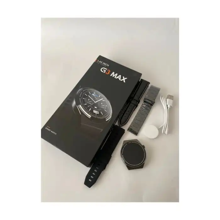 GT3 Max Uyumlu Akıllı Saat | G3 Max Model Akıllı Saat | Su Geçirmez, Nabız Ölçer, Spor Modlu
