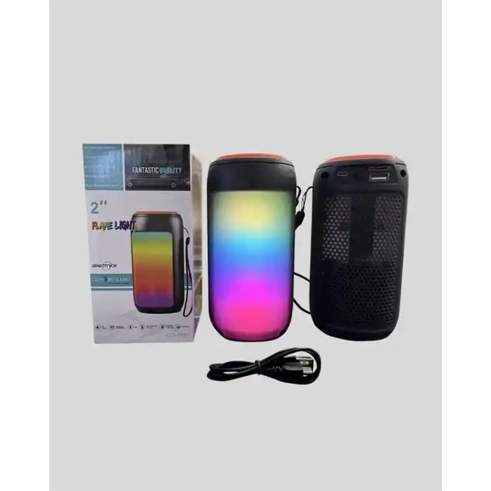 GTS 1731 Bluetooth Hoparlör – Şarjlı, LED Işıklı, FM Radyo Destekli
