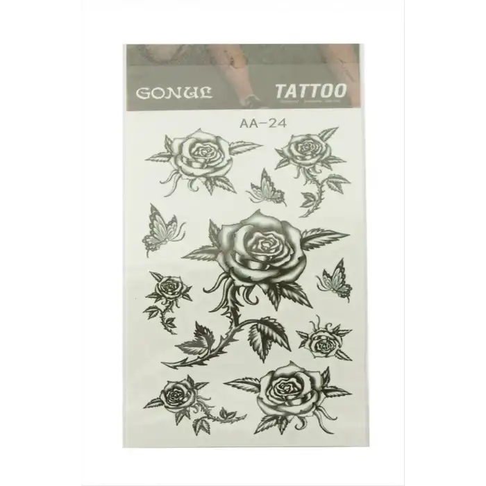 Gül Tattoo Dövme Sticker