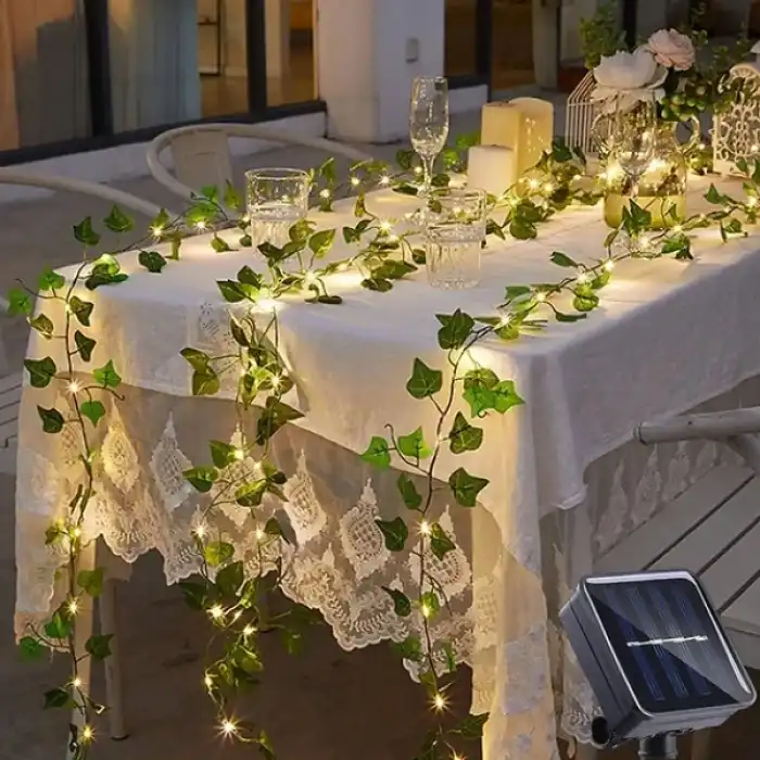 Güneş Enerjili Sarmaşık Led Dekor 5 Metre