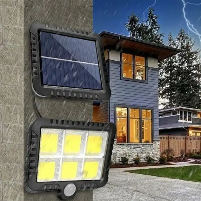 Güneş Enerjisi Panelli 6 Led Bahçe Aydınlatma