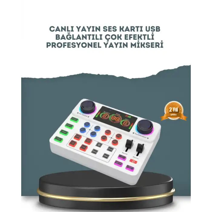 Gürültü Engelleme Özellikli Canlı Yayın Ses Kartı