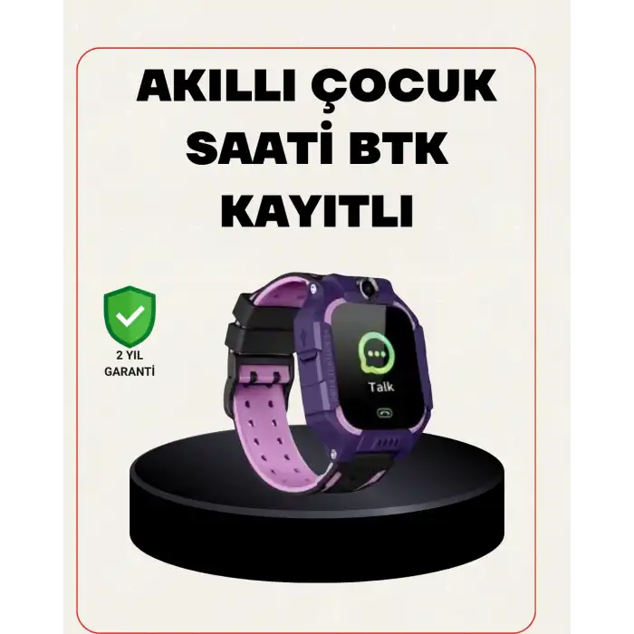Güvenli Alan ve Acil Çağrı Özellikli Çocuk Akıllı Saati
