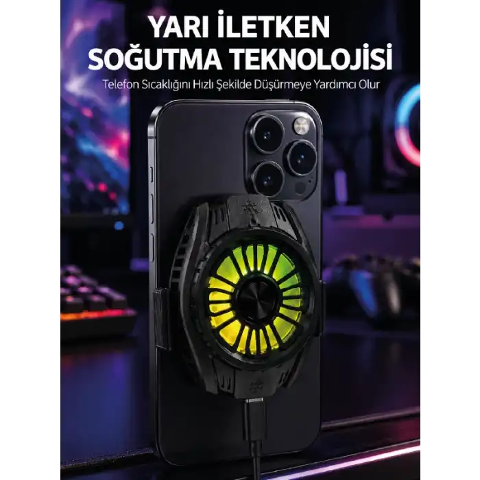 Hafif Tasarımlı Hızlı Soğutma Sağlayan Telefon Soğutucu