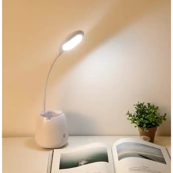 Halka LED USB Şarjlı Masa Lambası