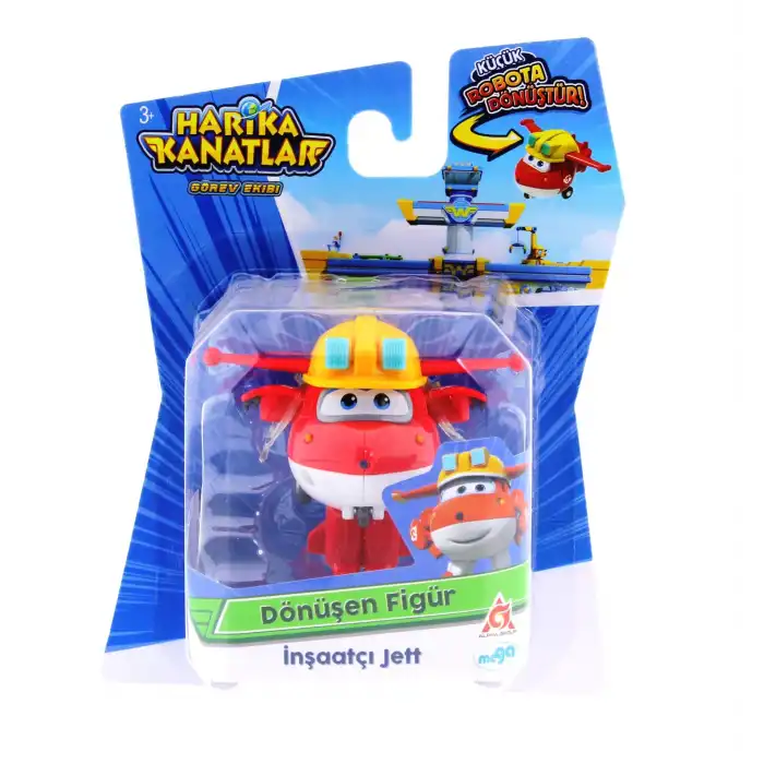 Harika Kanatlar Dönüşen Mini Figür İnşaatçı Jett