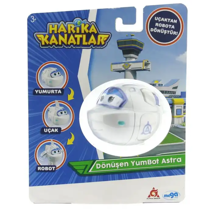Harika Kanatlar Dönüşen Tekli Figür YumBot Astra