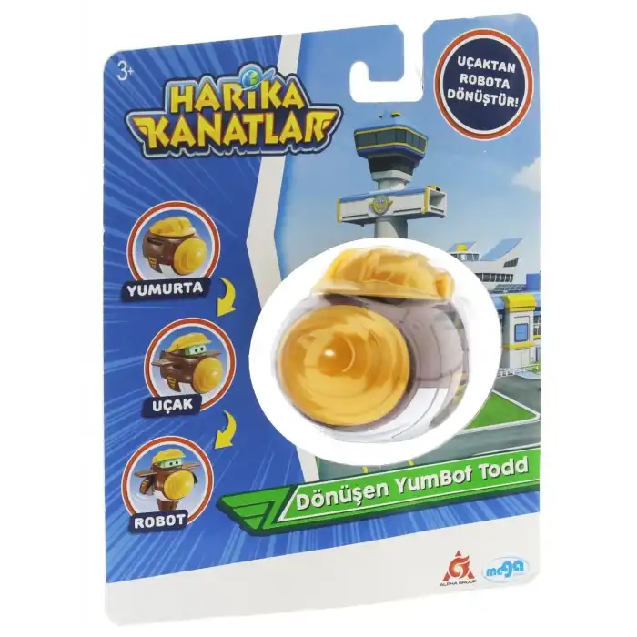 Harika kanatlar Dönüşen Tekli Figür YumBot Todd