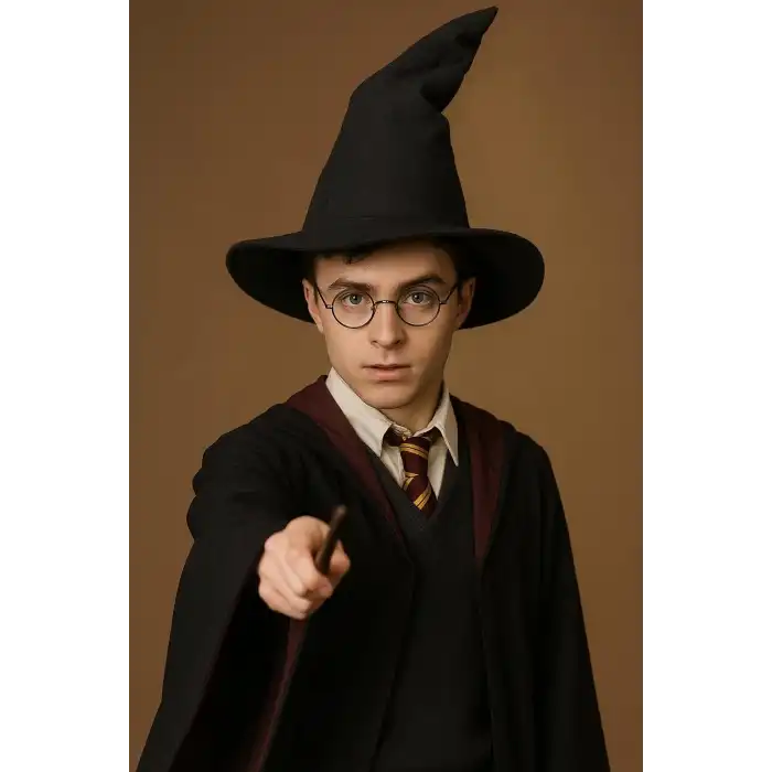 Harry Potter Seçmen Şapkası Siyah Renk