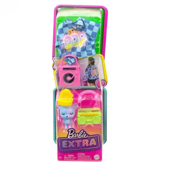 HDJ38 Barbie Extra Hayvan Dostları ve Kıyafet Paketleri - 1 Adet Stokta Olan Gönderilir