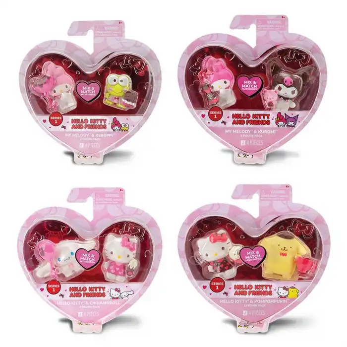 Hello Kitty Kalpten Kalbe 2li Figür Seti