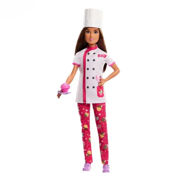 HKT67 Barbie Kariyer Bebekleri Serisi - Pasta Şefi