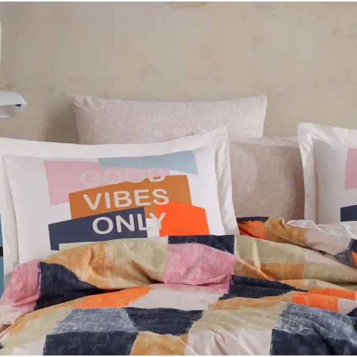 Hobby Çift Kişilik Poplin Nevresim Bermuda Oranj