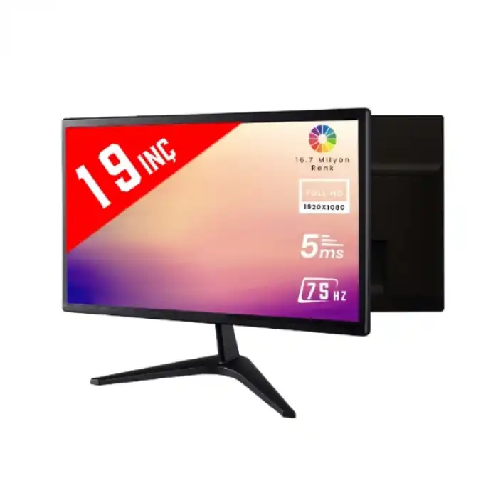 Hoparlörlü 19 Led Monitör