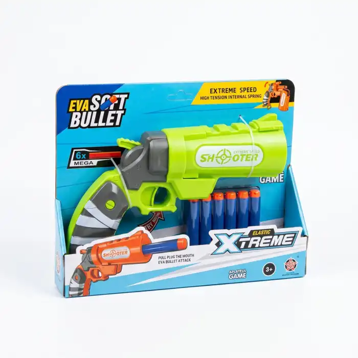 HY6022-1 SOFT BULLET GUN,2 ASSORTED- SÜNGER ATAN SİLAH