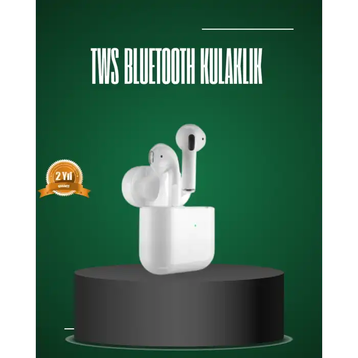 iPhone Pro ve Pro Max Uyumlu TWS Bluetooth Kulaklık Gürültü Engelleyici