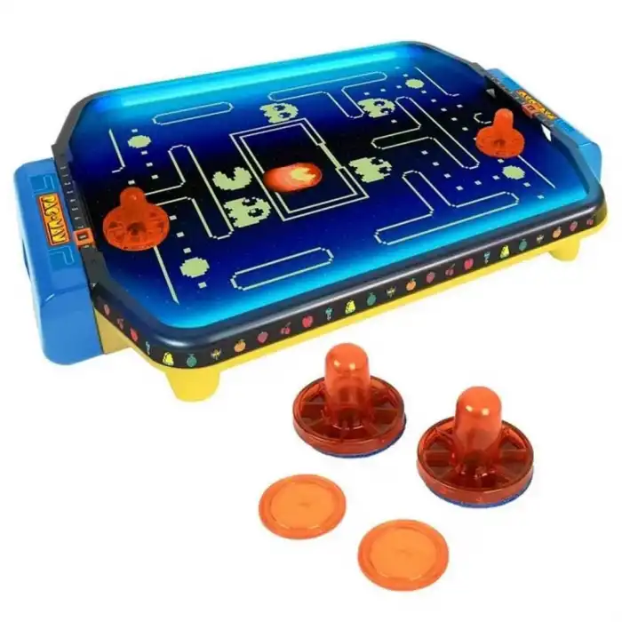 Işıklı Pac-Man Arcade Masaüstü Hava Hokeyi