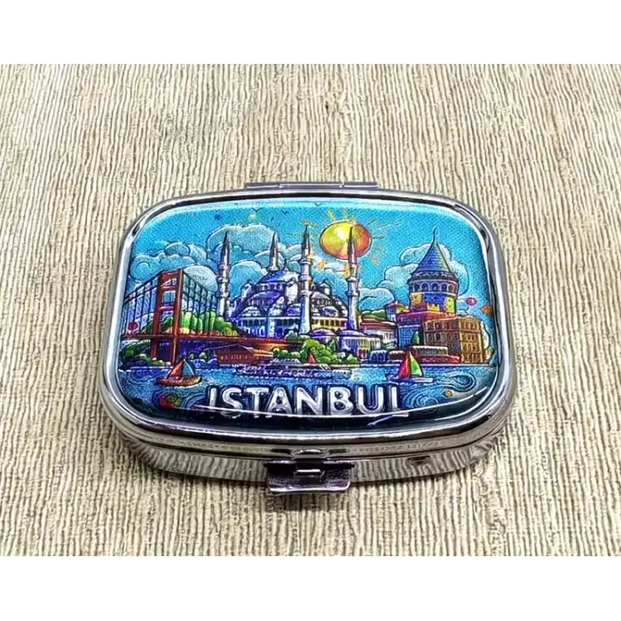 İstanbul Temalı İlaç Kutusu - Model 9