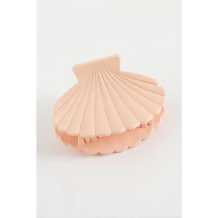 İstiridye Renkli Mandal Toka 6 cm