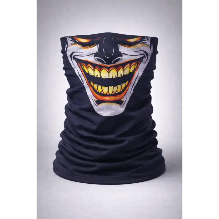 Joker Gülüşlü Baf Maske – Çok Amaçlı Boyunluk Bandana 3 No
