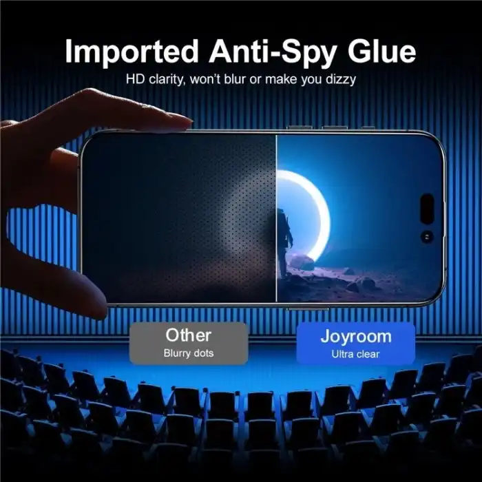 JR-P03 TEMPERED GLASS IP14 PLUS PRIVACY