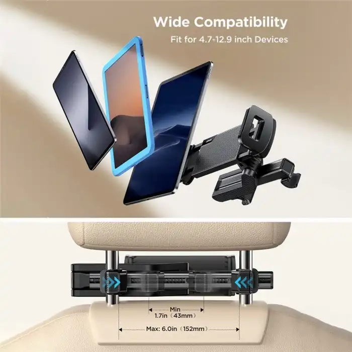 JR-ZS369 CAR HEADREST TABLET HOLDER