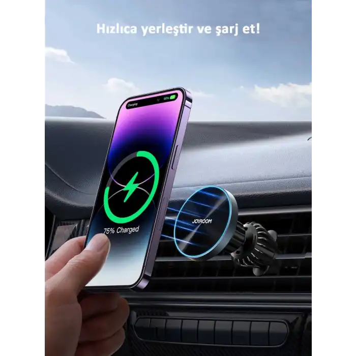 JR-ZS240 MAGNETIC WIRELESS CAR CHARGE HOLDER