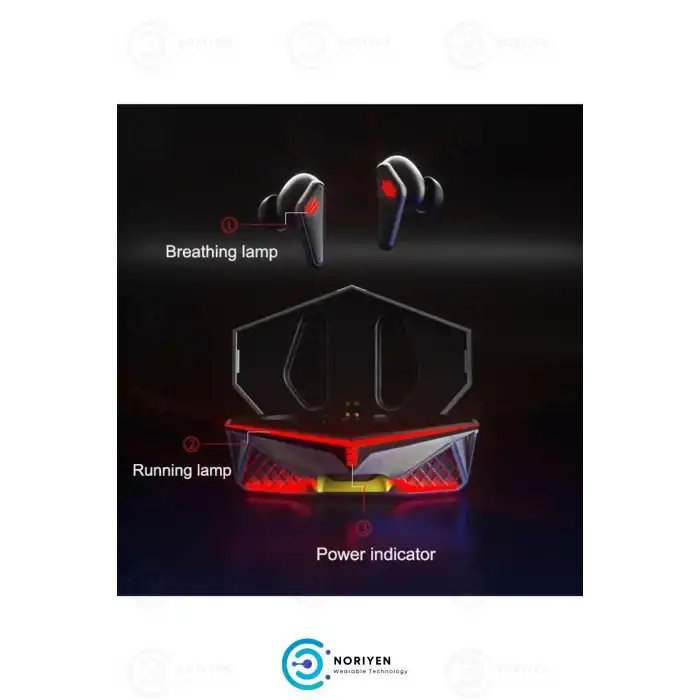 K98 Pro Oyuncu HD Ses Mikrofonlu Işıklı Metal Kasa iOS Android Uyumlu Bluetooth Kablosuz Kulaklık