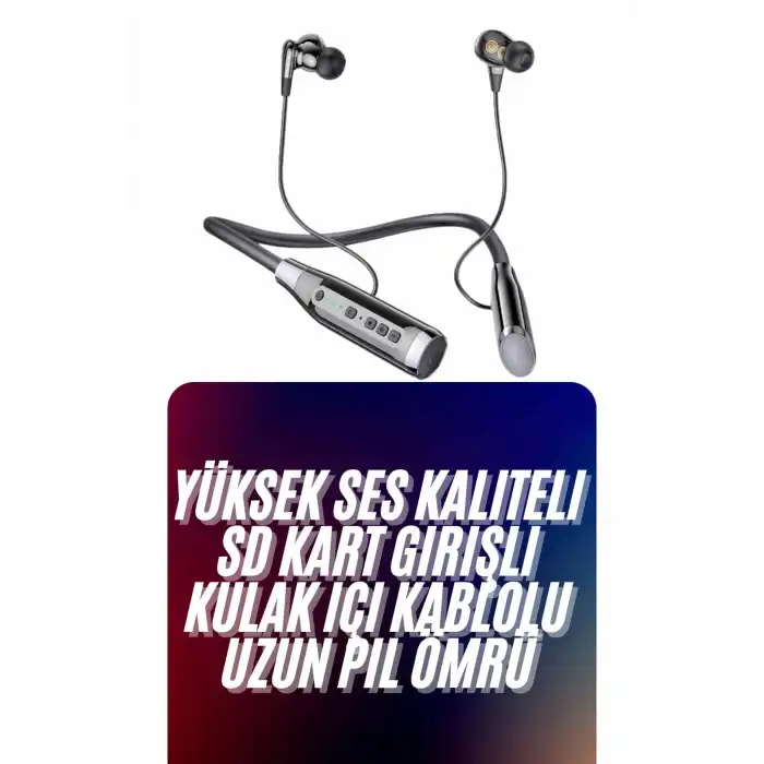 Kablolu Bluetooth Kulaklık Kulak İçi 120 Saat ANC Özelliği Uzun Ömürlü