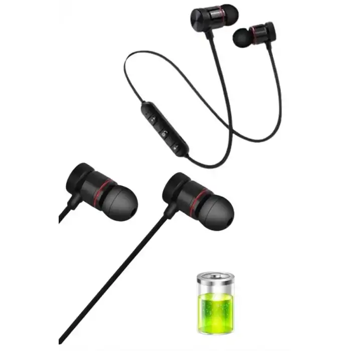 Kablolu Kulakiçi Bluetooth Kulaklık Mıknatıslı Anc Özellikli Yüksek Ses Kaliteli