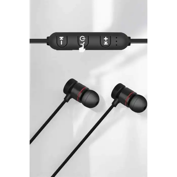 Kablolu Mıknatıslı Sport Kulaklık Bluetooth Bağlantılı