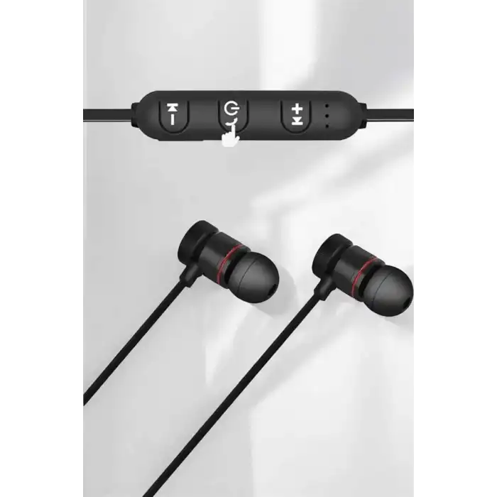 Kablolu Mıknatıslı Sport Kulaklık Bluetooth Bağlantılı
