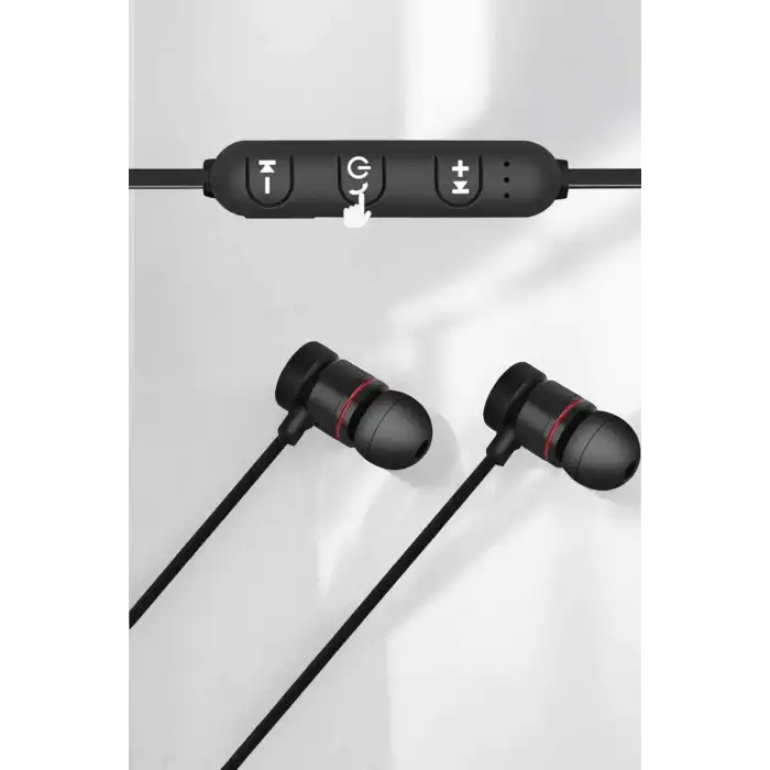 Kablolu Mıknatıslı Sport Kulaklık Bluetooth Bağlantılı