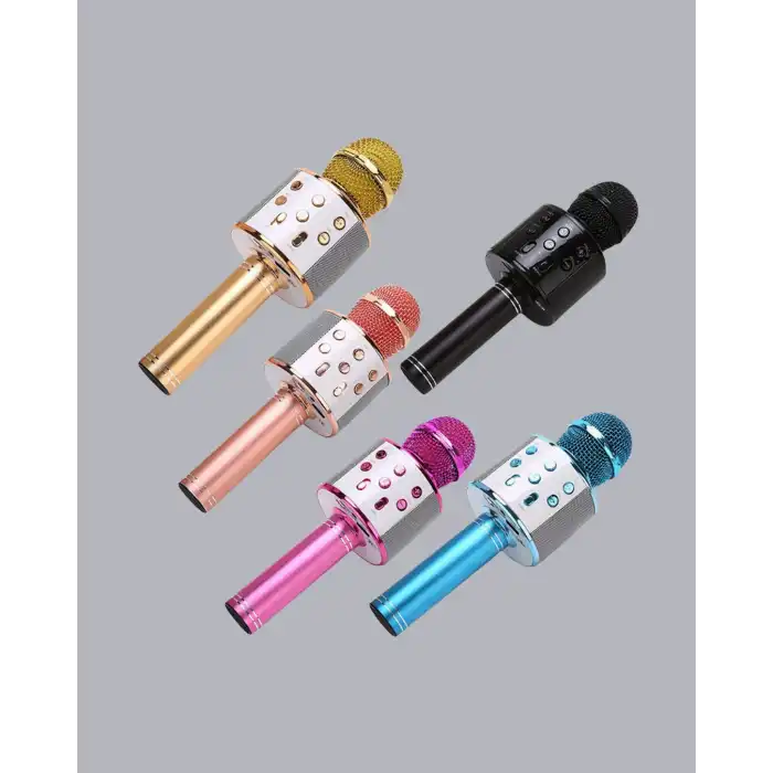 Kablosuz Bluetooth Karaoke Mikrofon  Yankı Efektli
