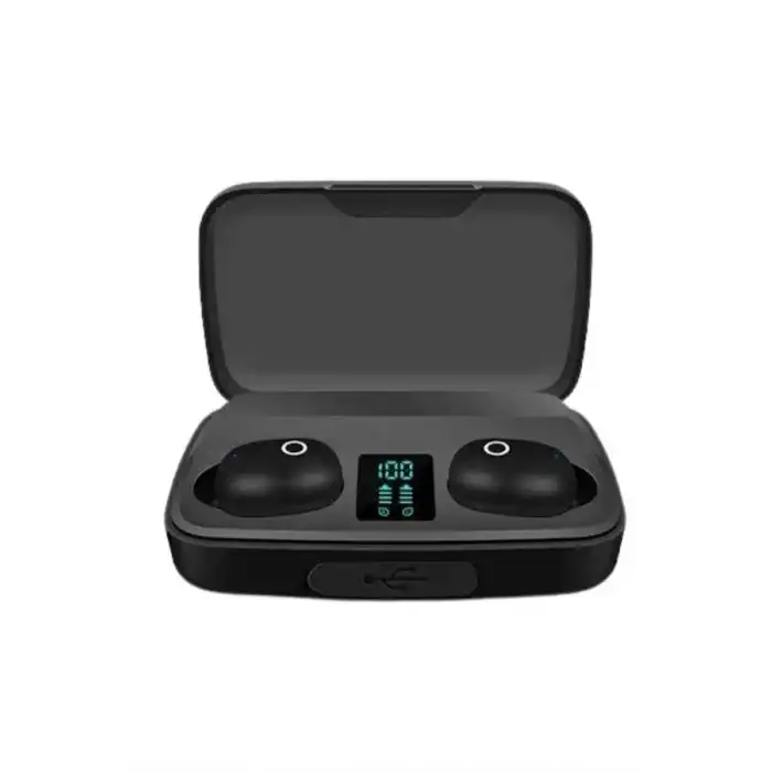 Kablosuz Bluetooth Kulaklık Android ve İOS Uyumlu Led Göstergeli Powerbankli