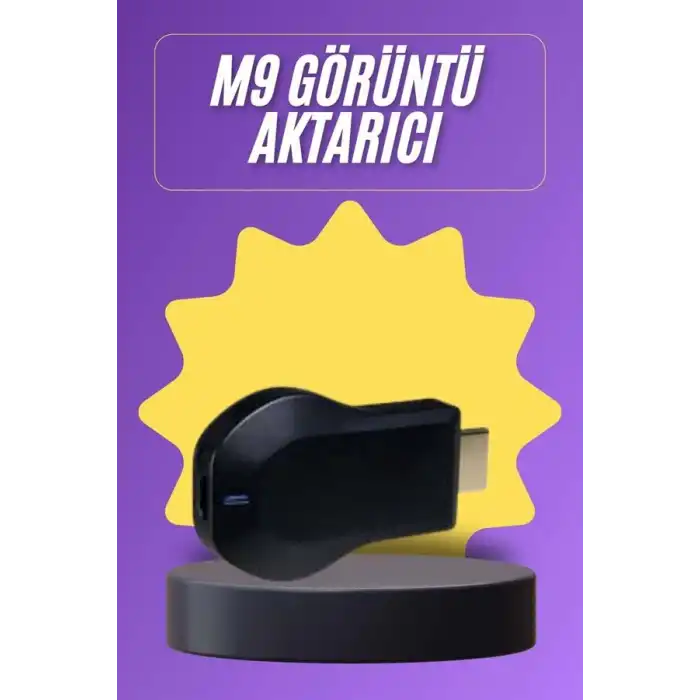Kablosuz HDMI Wifi Görüntü Aktarıcı Tüm Cihazlara Uyumlu