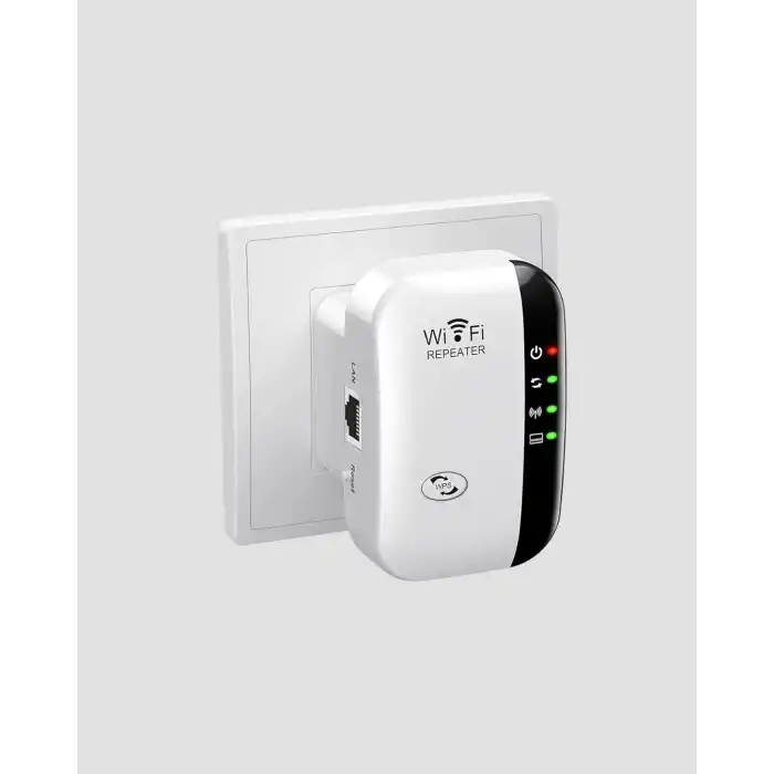 Kablosuz İnternet Genişletici 2.4GHz WiFi Repeater Kolay Kurulumlu