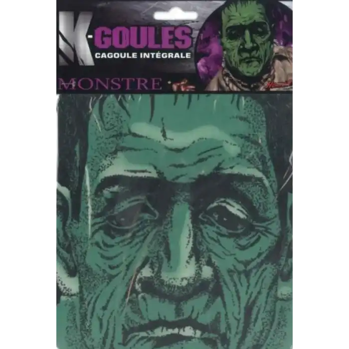 Kafaya Tam Geçmeli Bez Frankenstein Maskesi - Streç Korku Maskesi - 3D Baskılı Maske Model 5