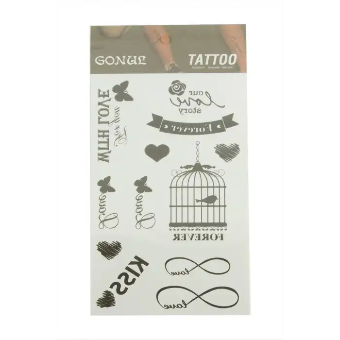 Kafes Tattoo Dövme Sticker