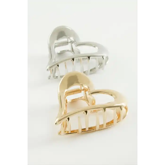 Kalp Metal Mandal Toka 6 cm