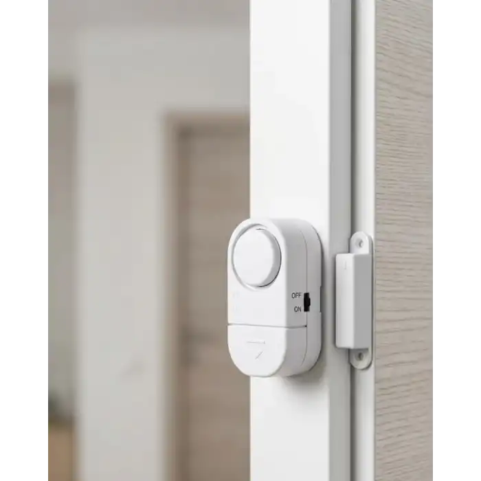 Kapı Pencere Alarmı Manyetik Sensörlü 90 dB Güçlü Sesli Güvenlik Alarm Sistemi