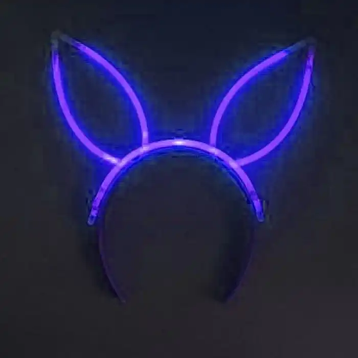Karanlıkta Yanan Fosforlu Glow Taç 6 Renk 6 Adet