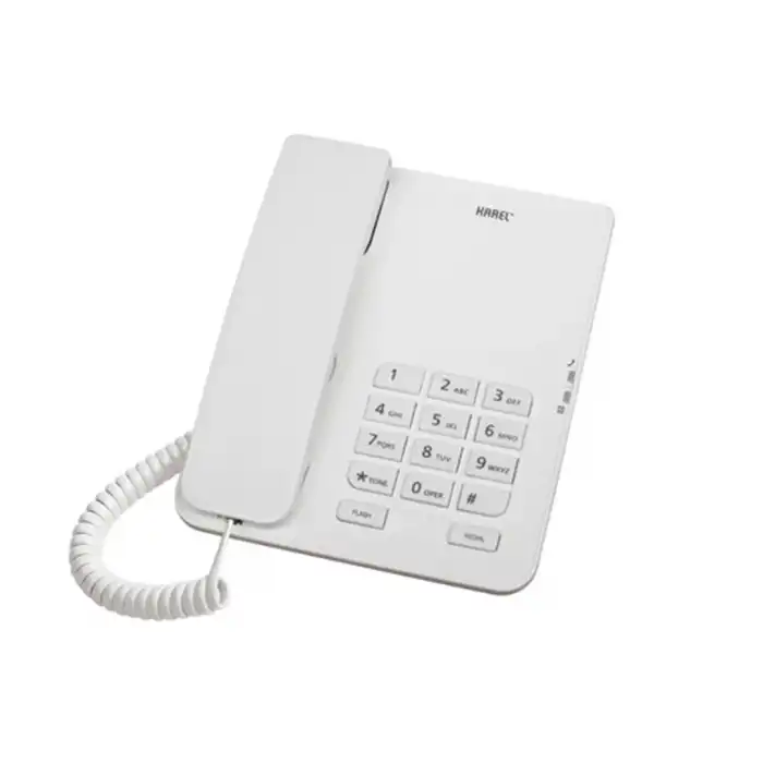 TM140 BEYAZ ANALOG TELEFON CID
